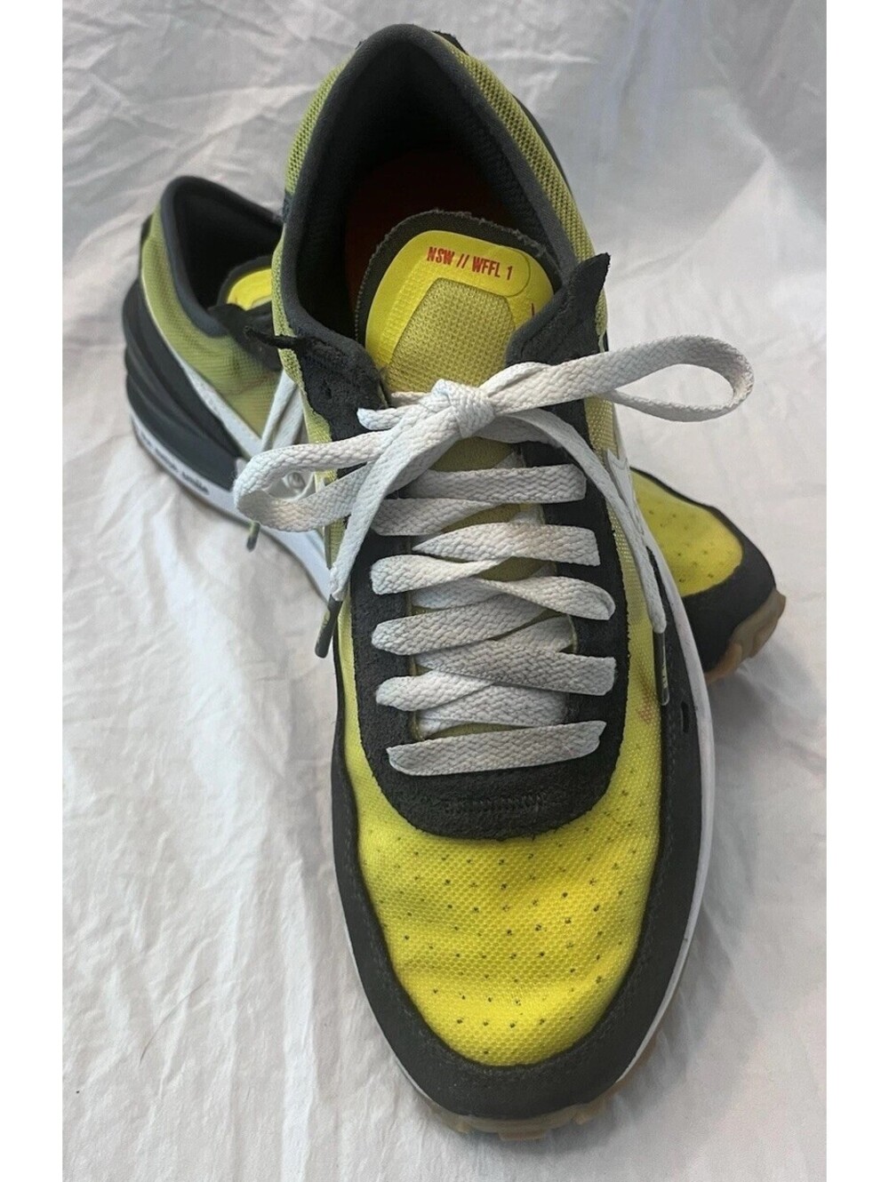 Nike Waffle One 'Go The Extra Smile' Yellow/Black/White Sneakers